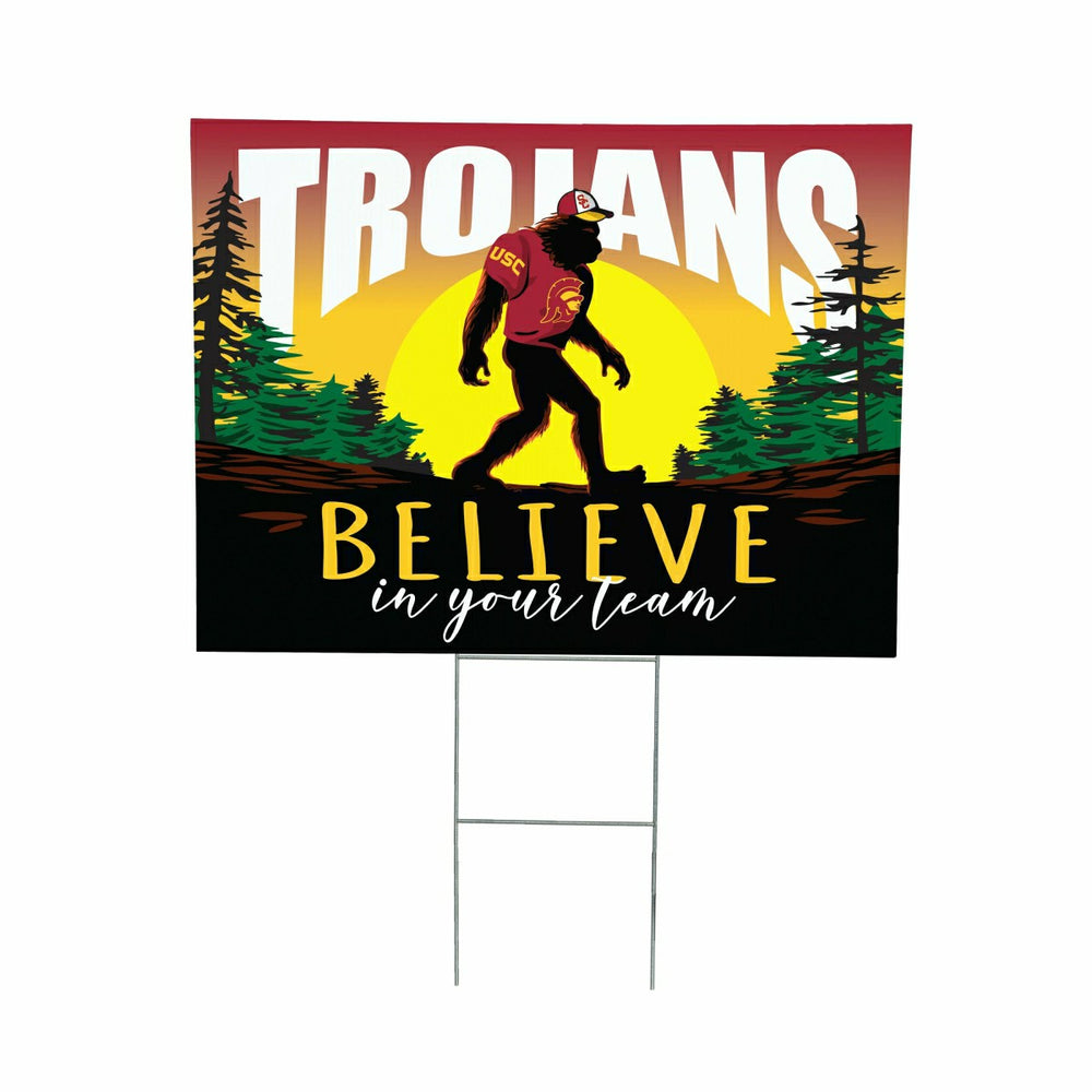 University of Southern California Yard Sign, Bigfoot