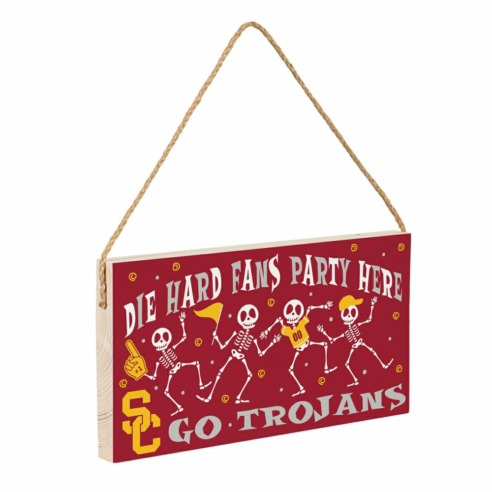 University of Southern California Halloween Wood Wall Sign, 6x11