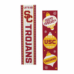 47" Double Sided Leaner, University of Southern California, Christmas