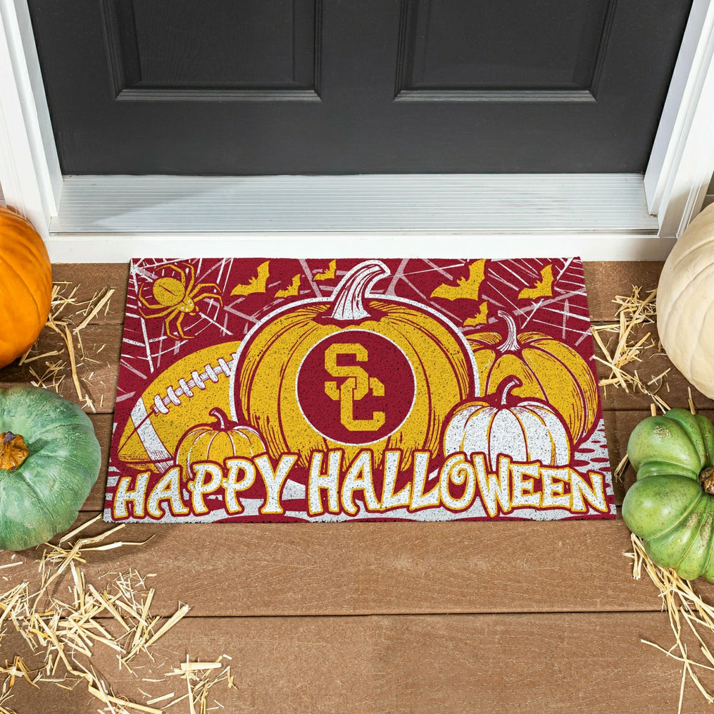 University of Southern California Halloween PVC Mat, 28"x16"
