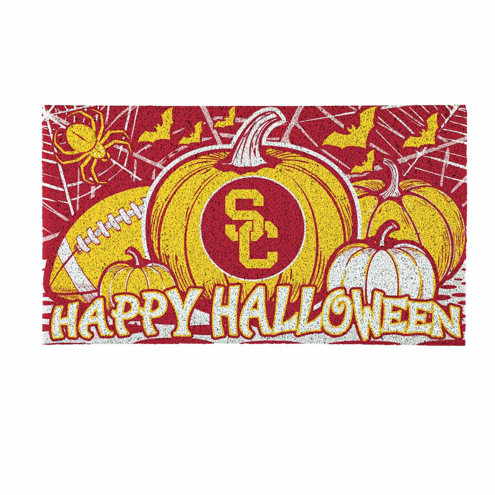 University of Southern California Halloween PVC Mat, 28"x16"