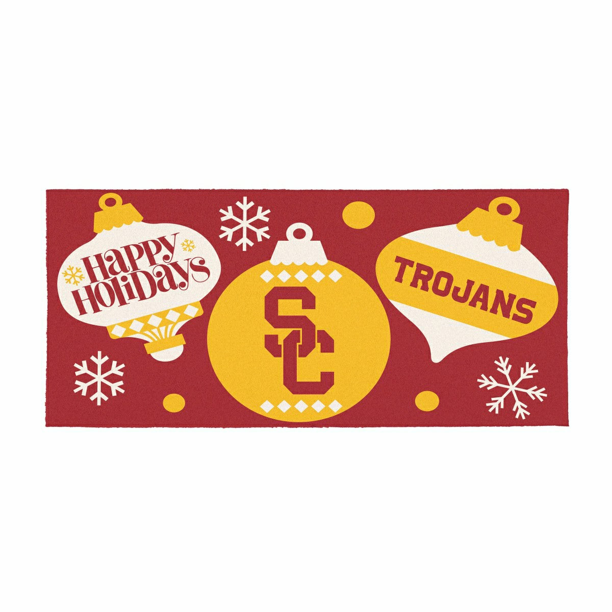 University of Southern California Holiday Flocked Coir Sassafras Switc
