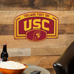 University of Southern California USA Embossed Steel Wall Sign, 11" x