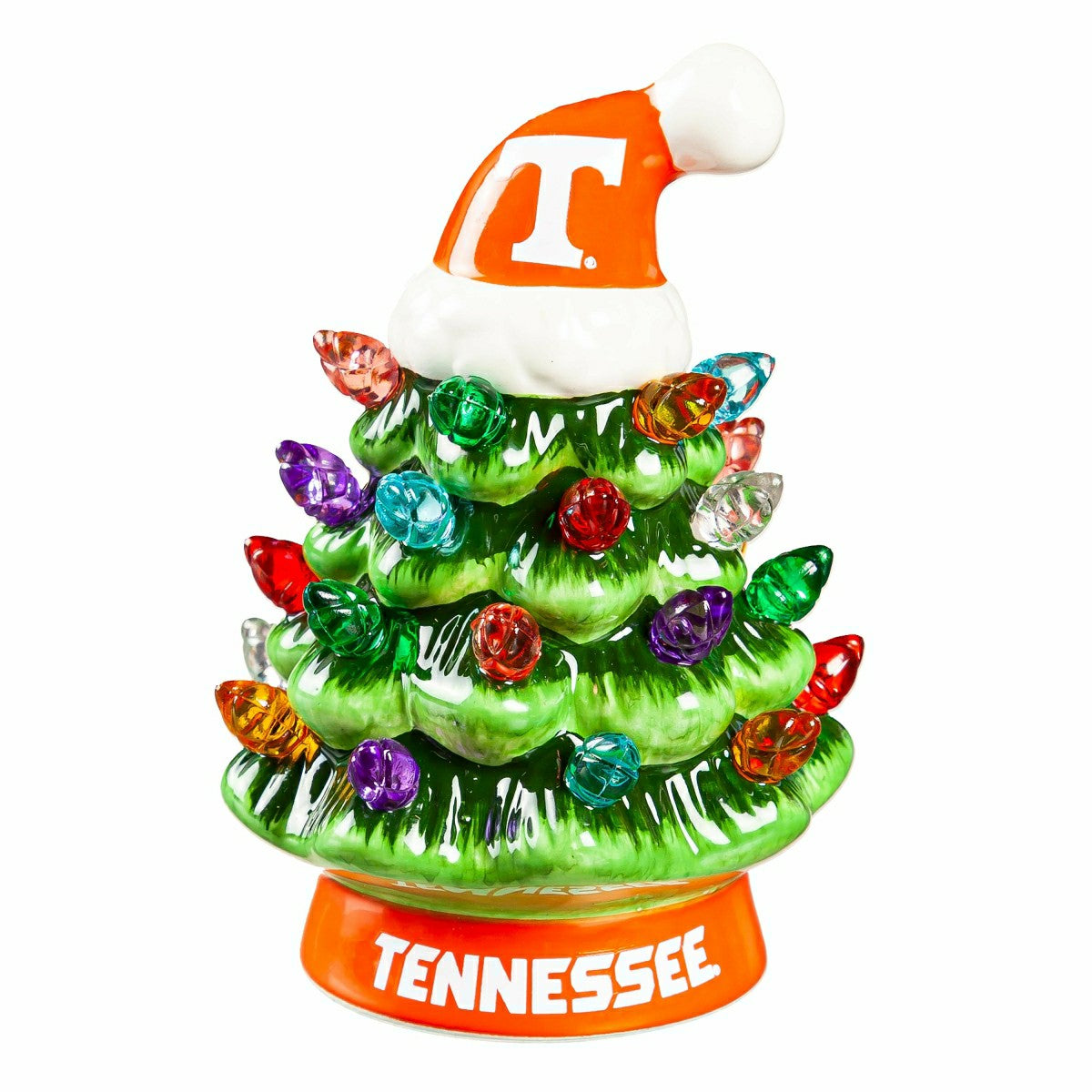 4" Mini LED Tabletop Christmas Tree, Set of 2, University of Tennessee