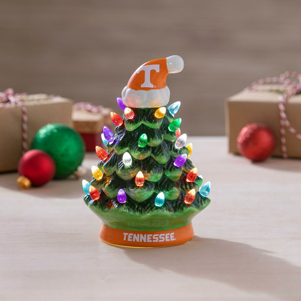 8" LED Ceramic Christmas Tree, University of Tennessee