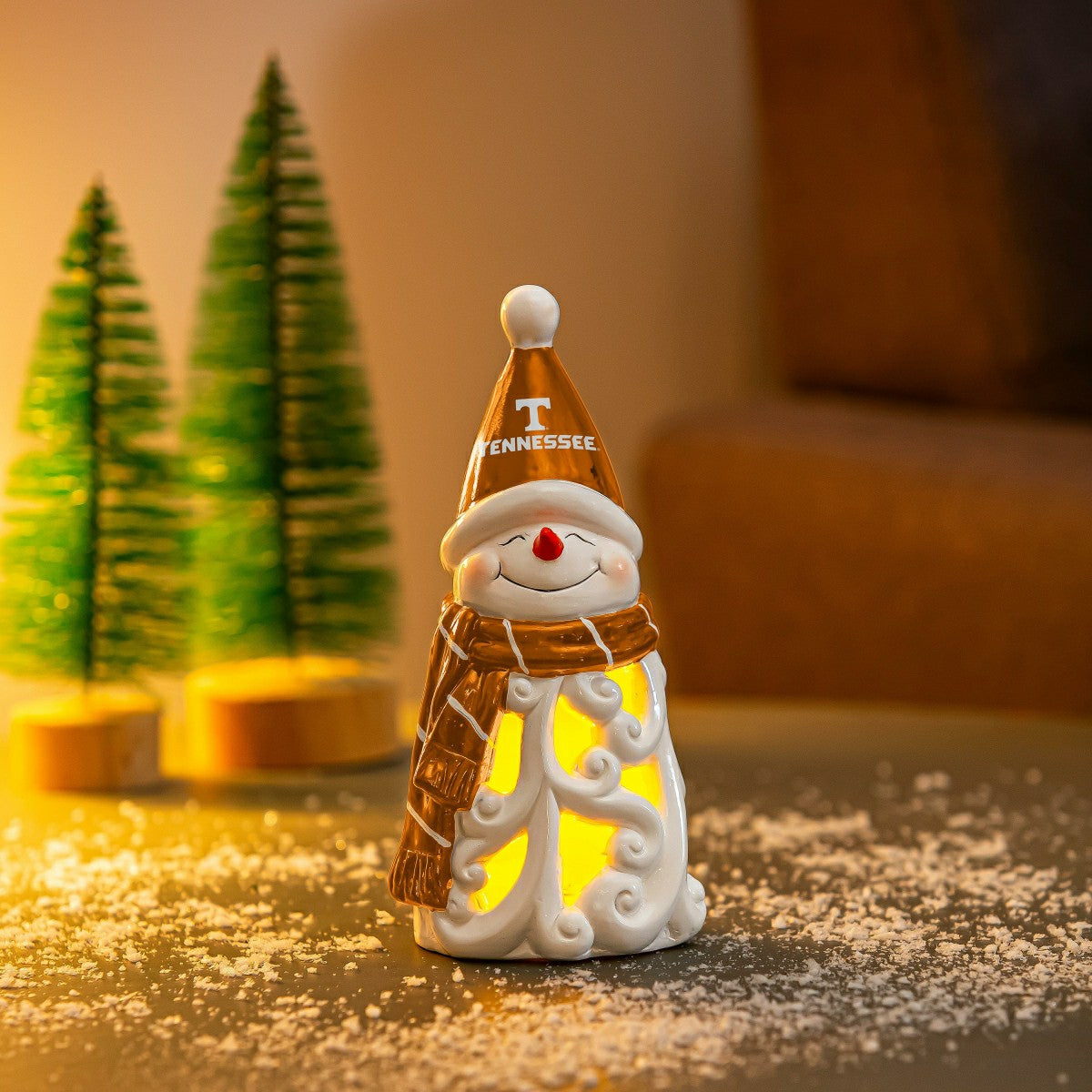 University of Tennessee Snowman LED Statuary, 8"