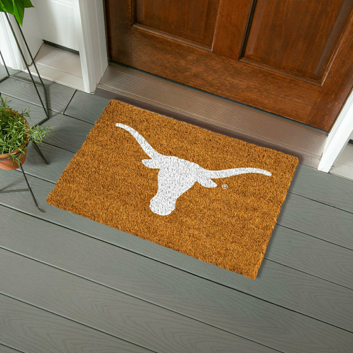Coir Mat, 16"x28", University of Texas