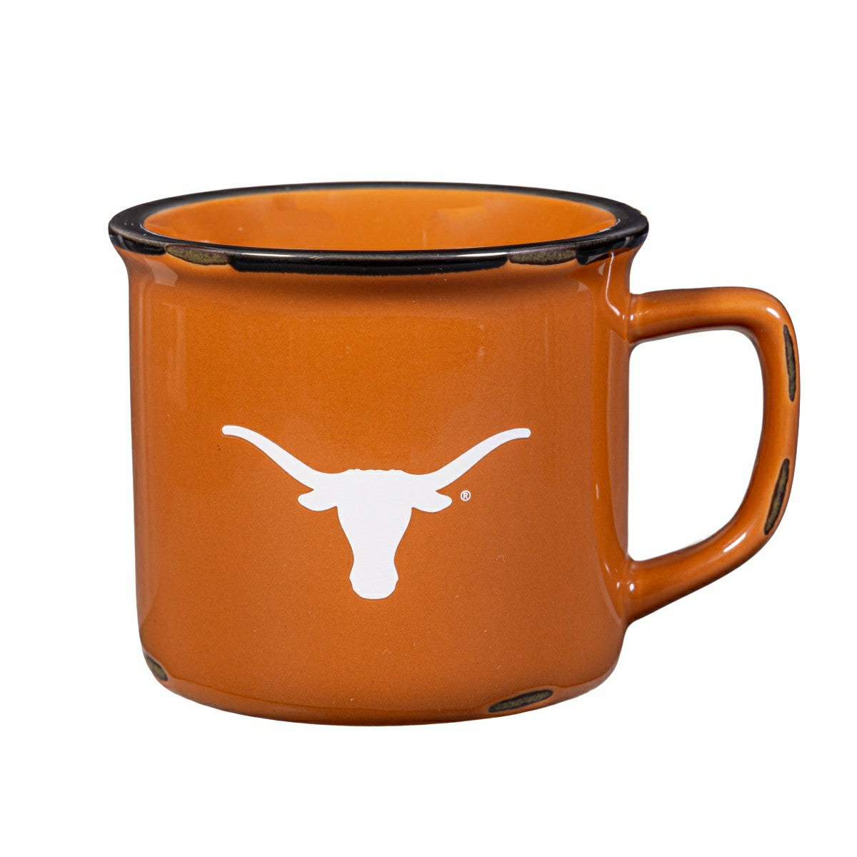 University of Texas Ceramic Camp Cup with Enamel Finish, 14oz