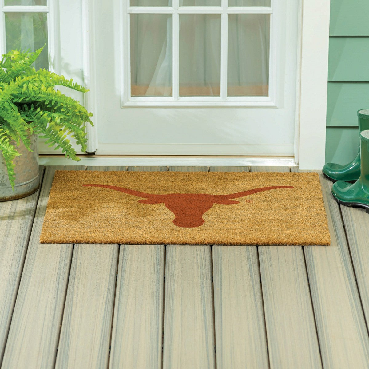 University of Texas Large Full Color Coir Mat, 36"x24"