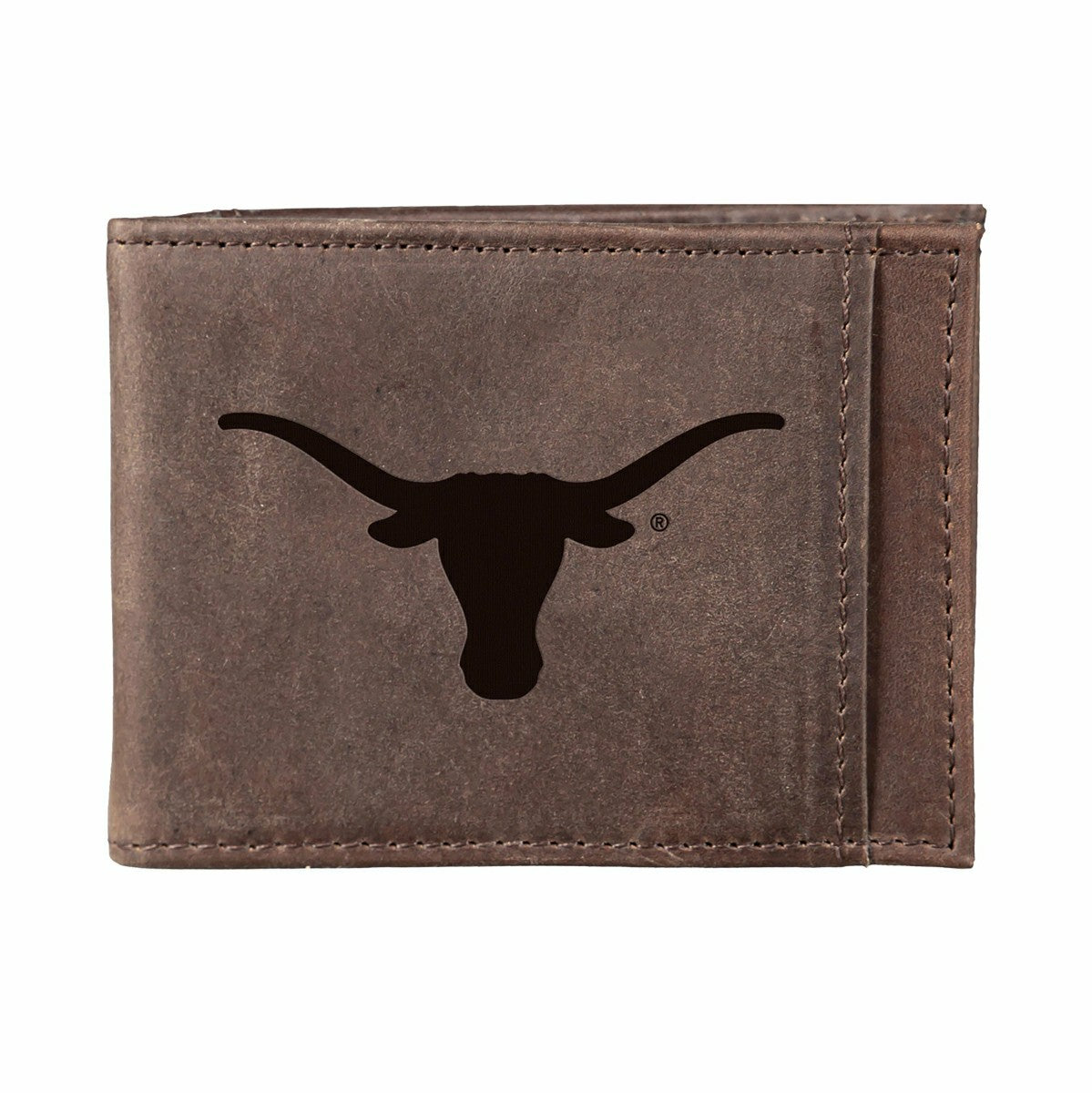 Front Pocket Wallet w/ RFID Blocking, University of Texas, Brown