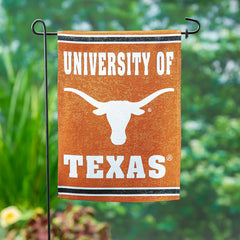 University of Texas Embossed Suede Garden Flag