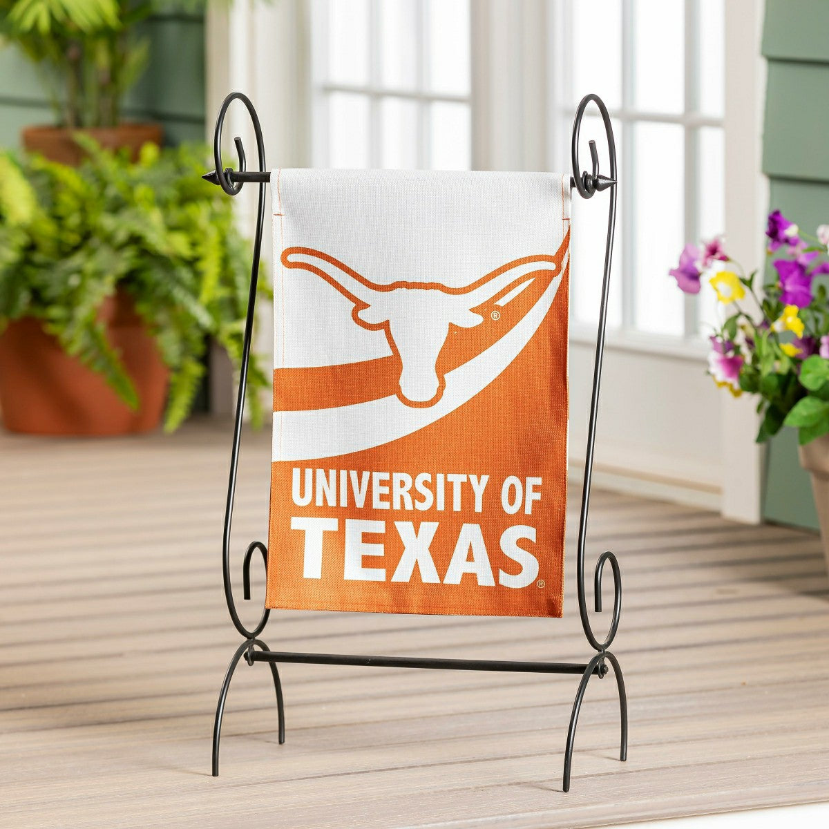 University of Texas Burlap Flag GDN Size