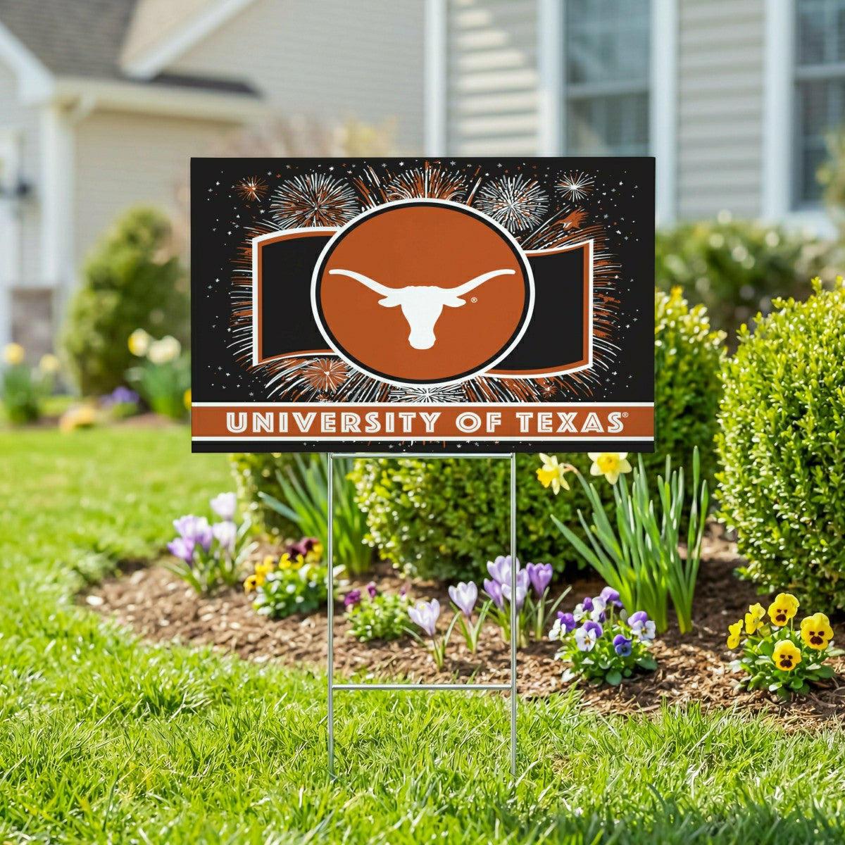 University of Texas Yard Sign, Patriotic