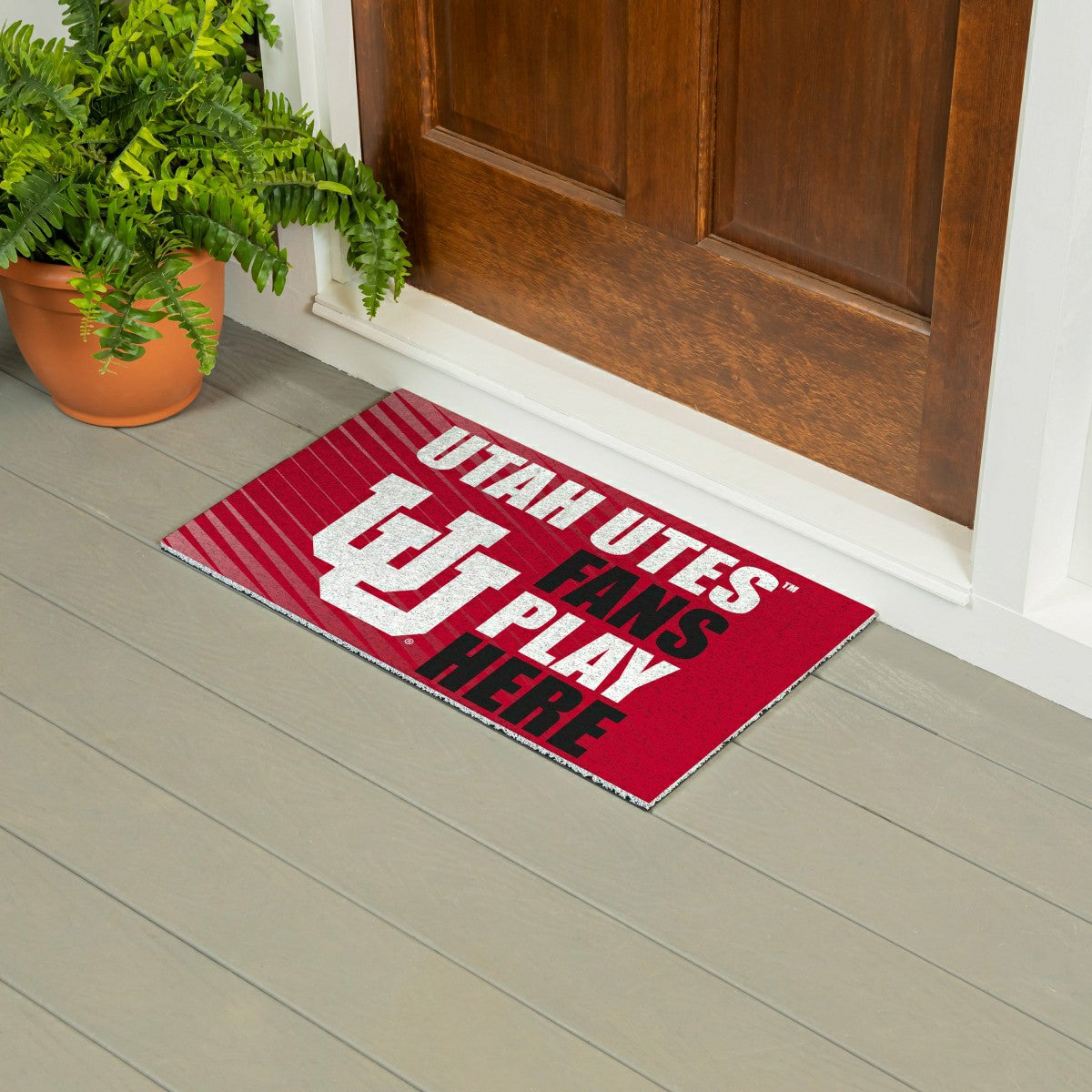 University of Utah Fan Mat, 28"x16"