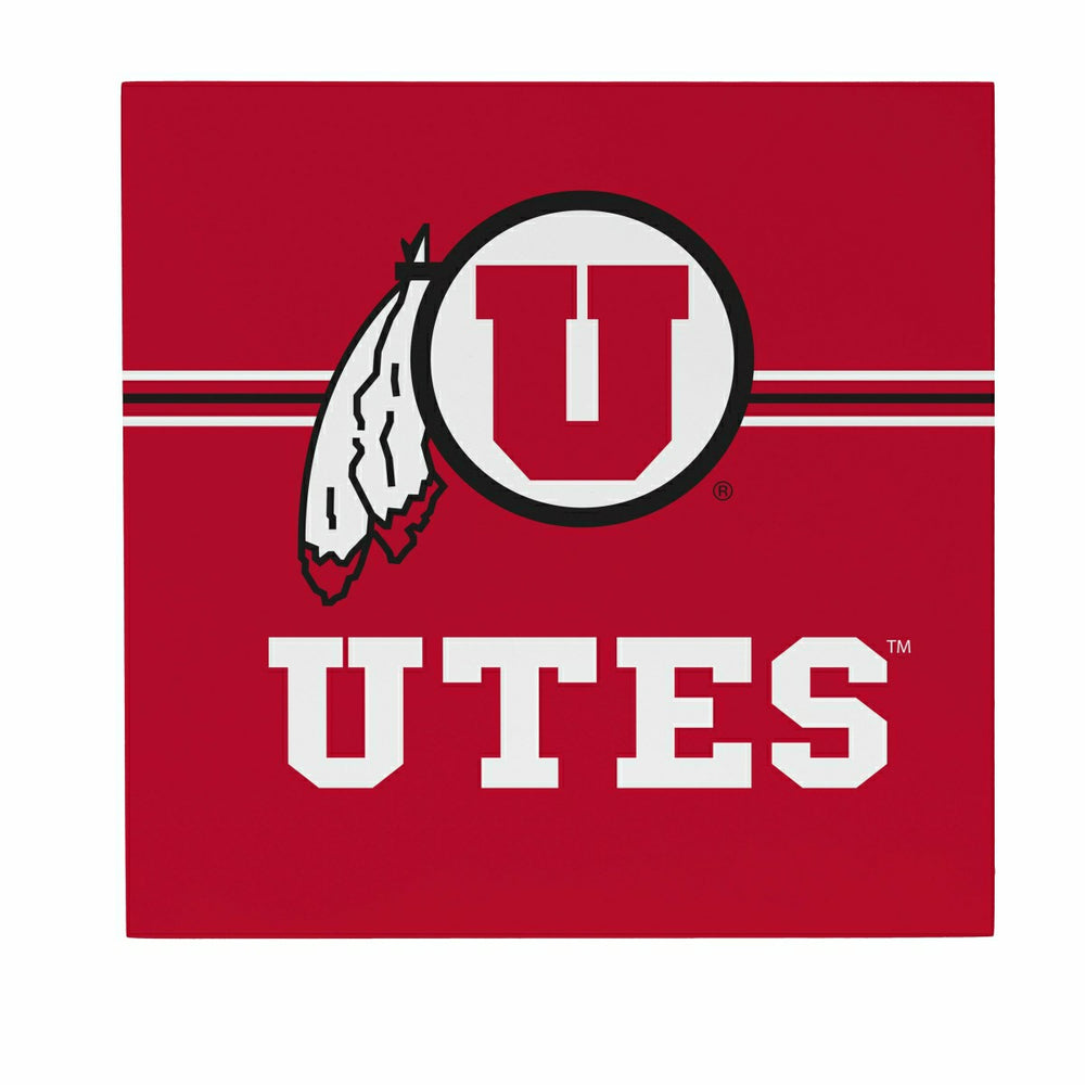 University of Utah Wood Wall Sign, 12x12