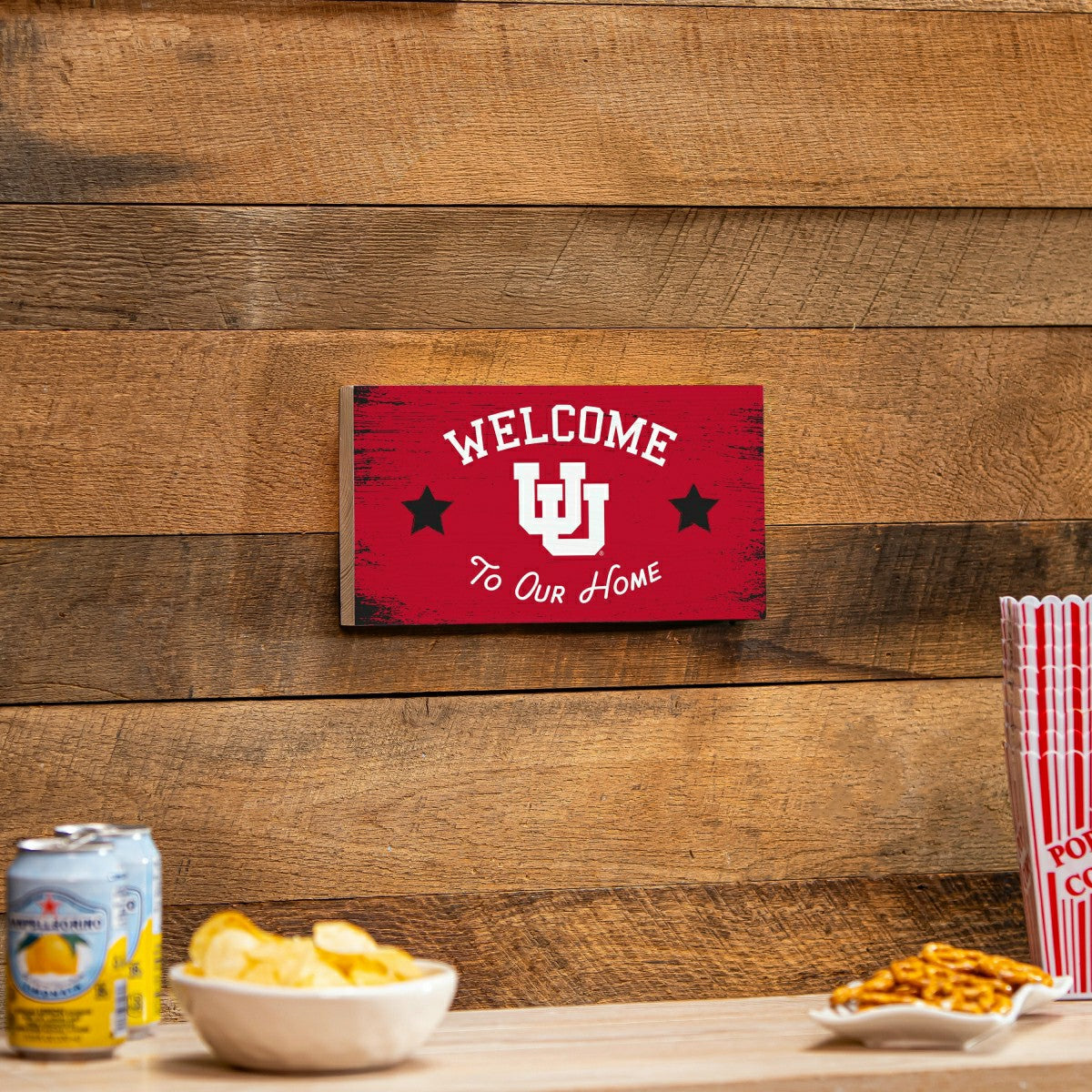 University of Utah Wood Wall Sign, 6x11