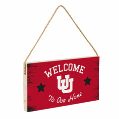 University of Utah Wood Wall Sign, 6x11