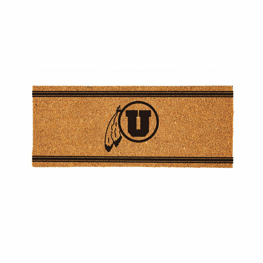 University of Utah Extra Large One Color Coir Mat, 60"x24"