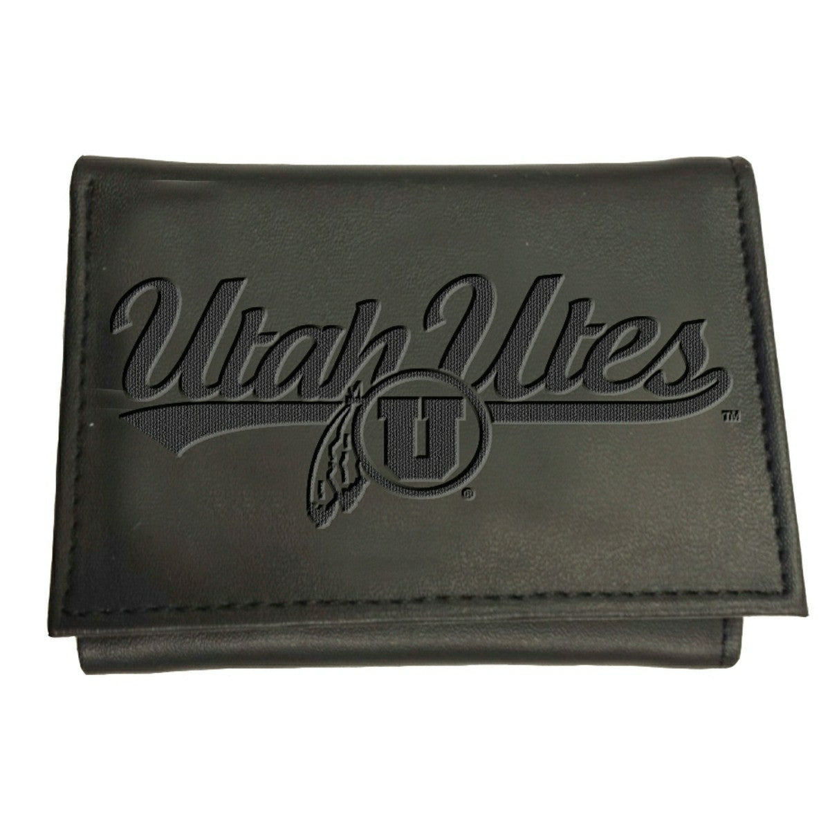 University of Utah, Tri-Fold Wallet, Black