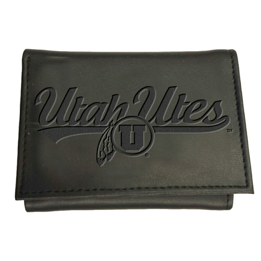 University of Utah, Tri-Fold Wallet, Black
