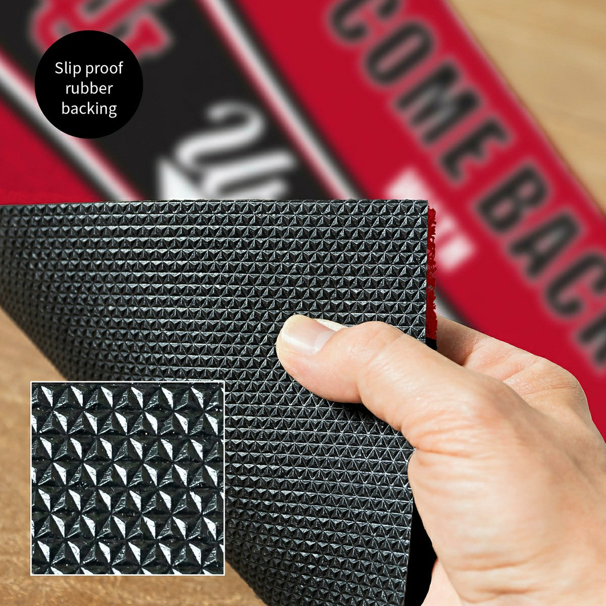 28" x 16" PVC Trapper Mat, Come Back with Tickets, University of Utah