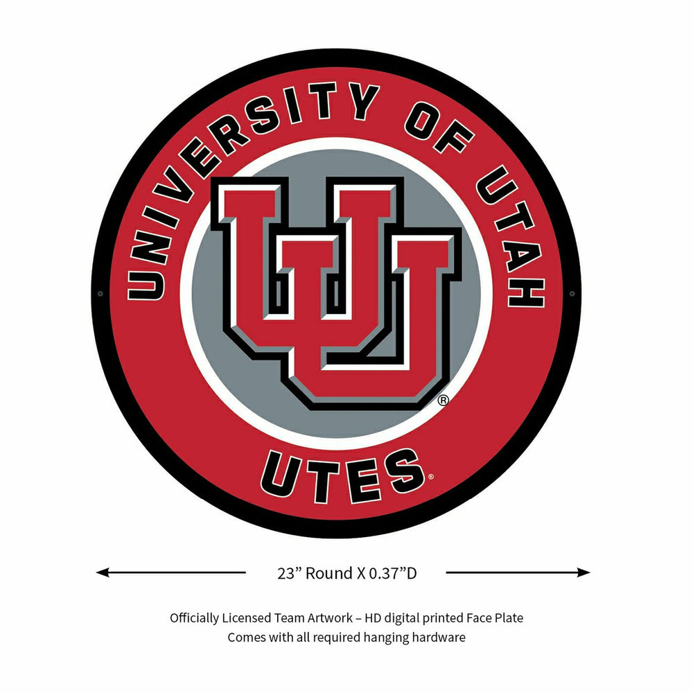 LED Wall Decor, Round, University of Utah