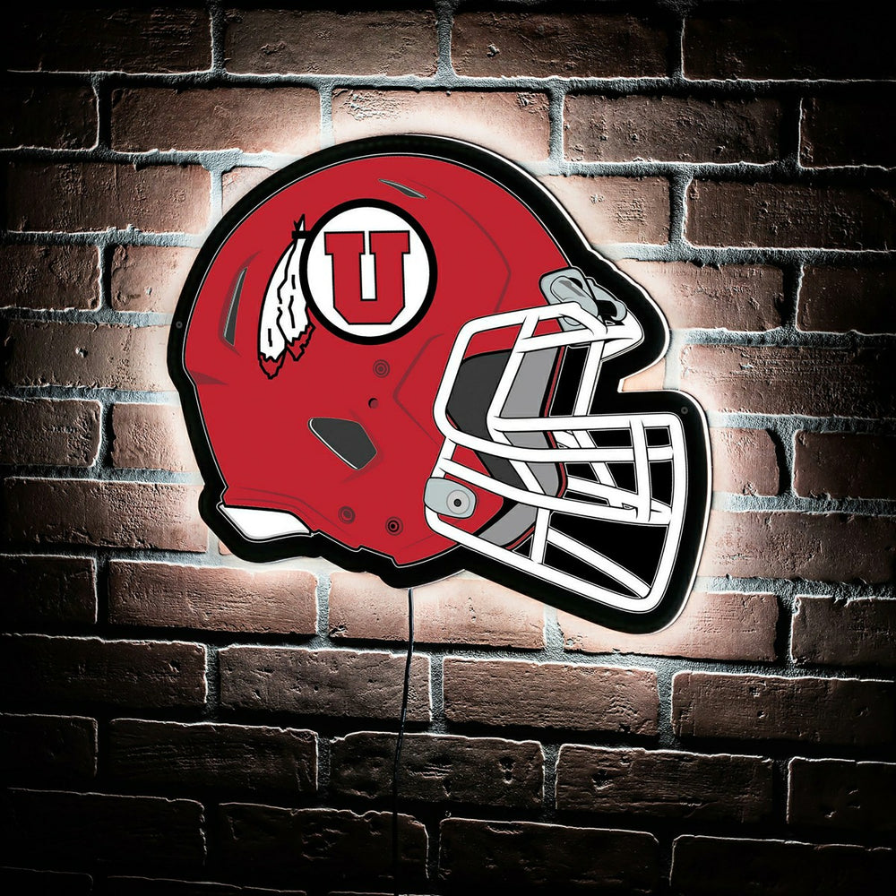 LED Wall Decor, Helmet, University of Utah