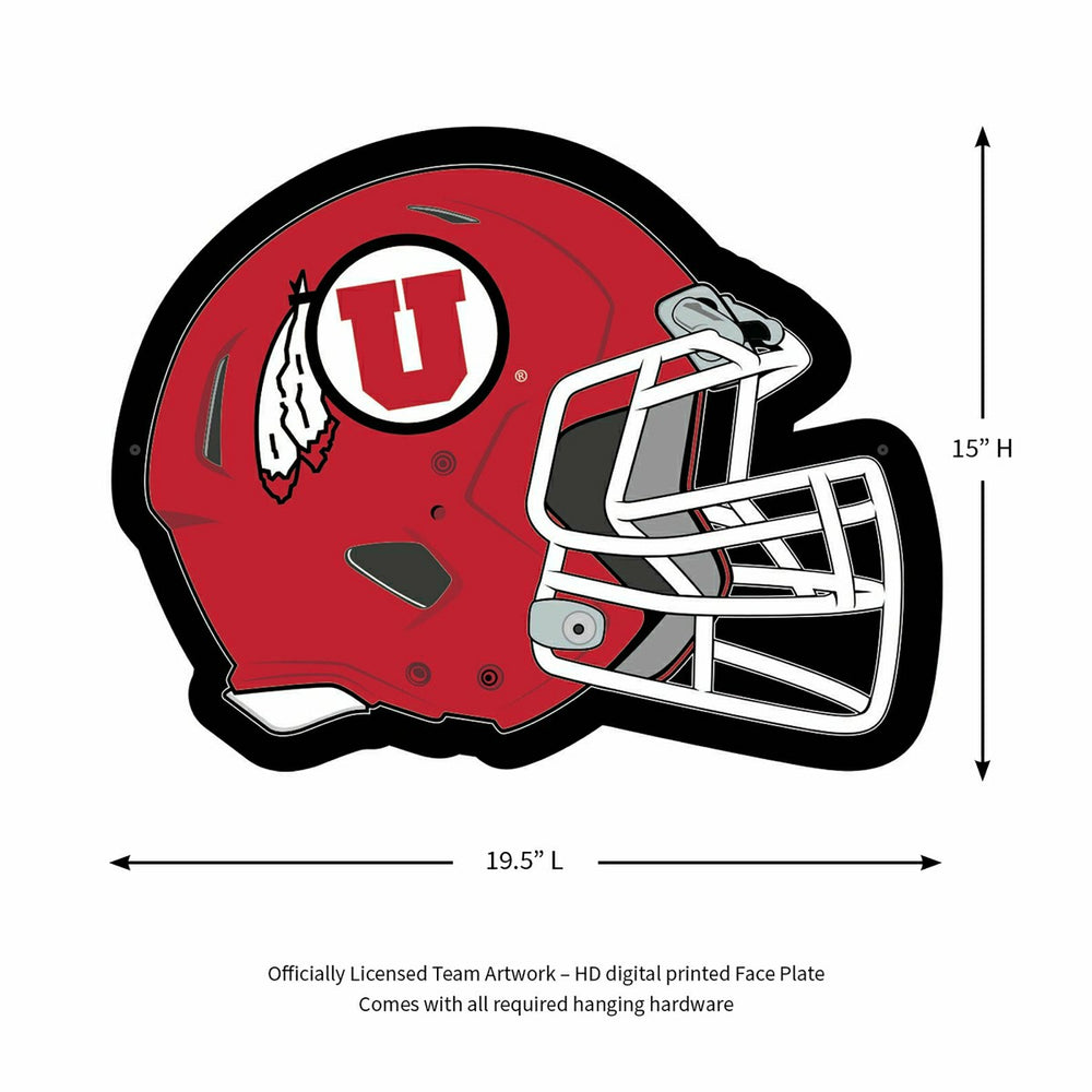 LED Wall Decor, Helmet, University of Utah