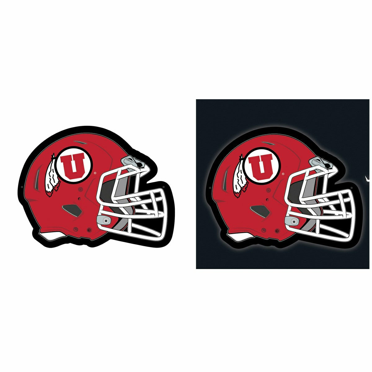 LED Wall Decor, Helmet, University of Utah