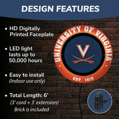 University of Virginia, Metal Lite, Round