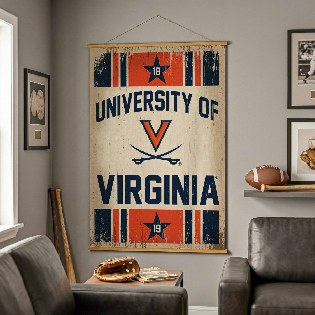 University of Virginia, Canvas Wall Tapestry, Large, 54x36