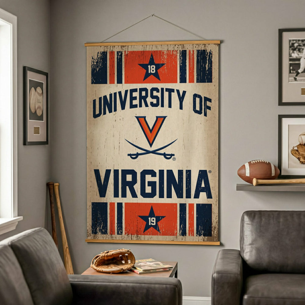University of Virginia, Canvas Wall Tapestry, Large, 54x36