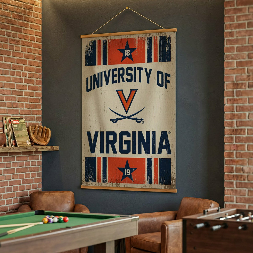 University of Virginia, Canvas Wall Tapestry, Large, 54x36