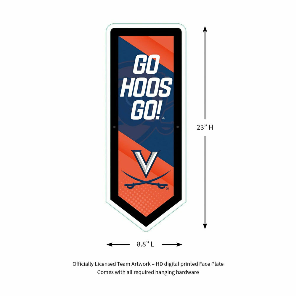 LED Wall Decor, Pennant, University of Virginia