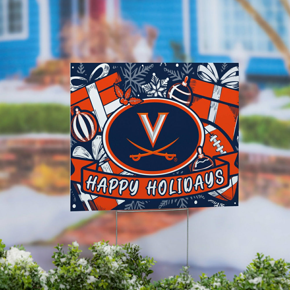 University of Virginia Yard Sign, Holiday