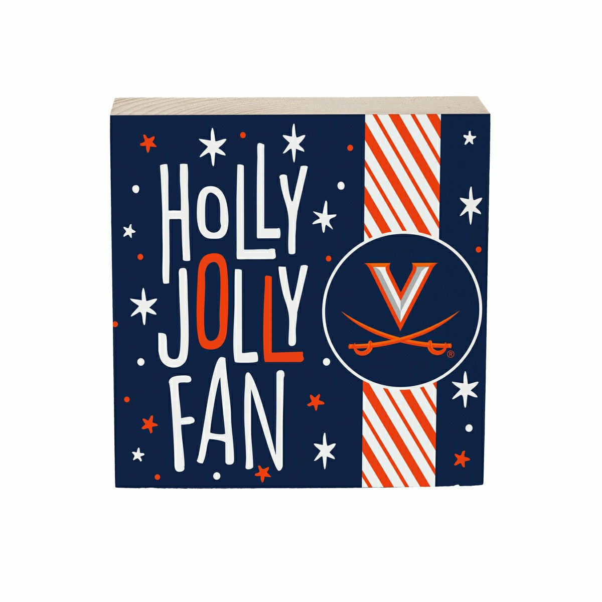 University of Virginia Block, Holiday, 6x6