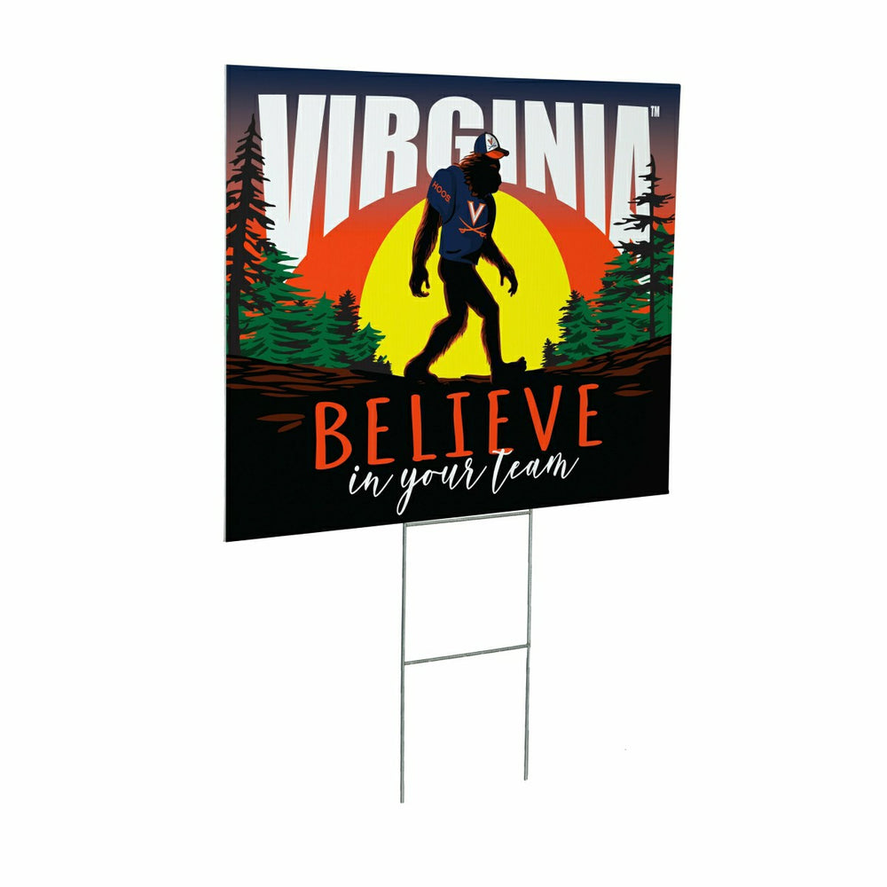University of Virginia Yard Sign, Bigfoot
