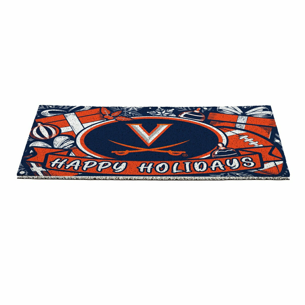 University of Virginia Holiday PVC Mat, 28"x16"
