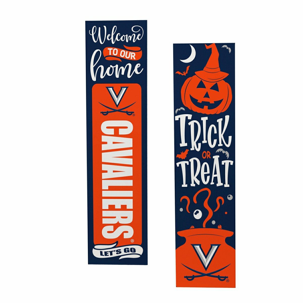 47" Double Sided Leaner, University of Virginia, Halloween
