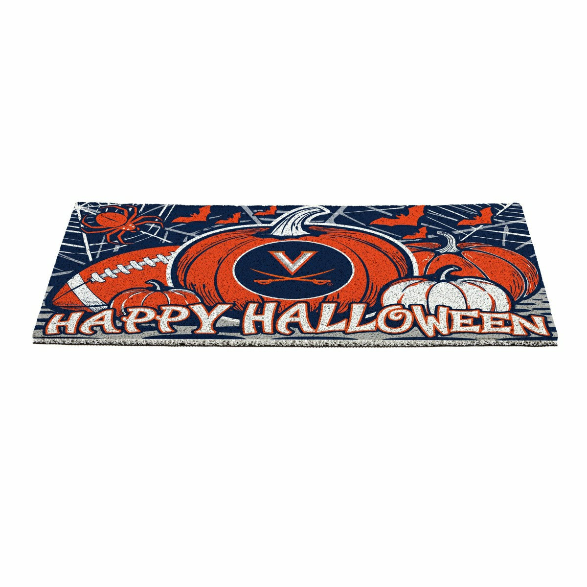 University of Virginia Halloween PVC Mat, 28"x16"