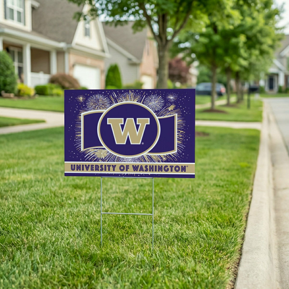University of Washington Yard Sign, Patriotic