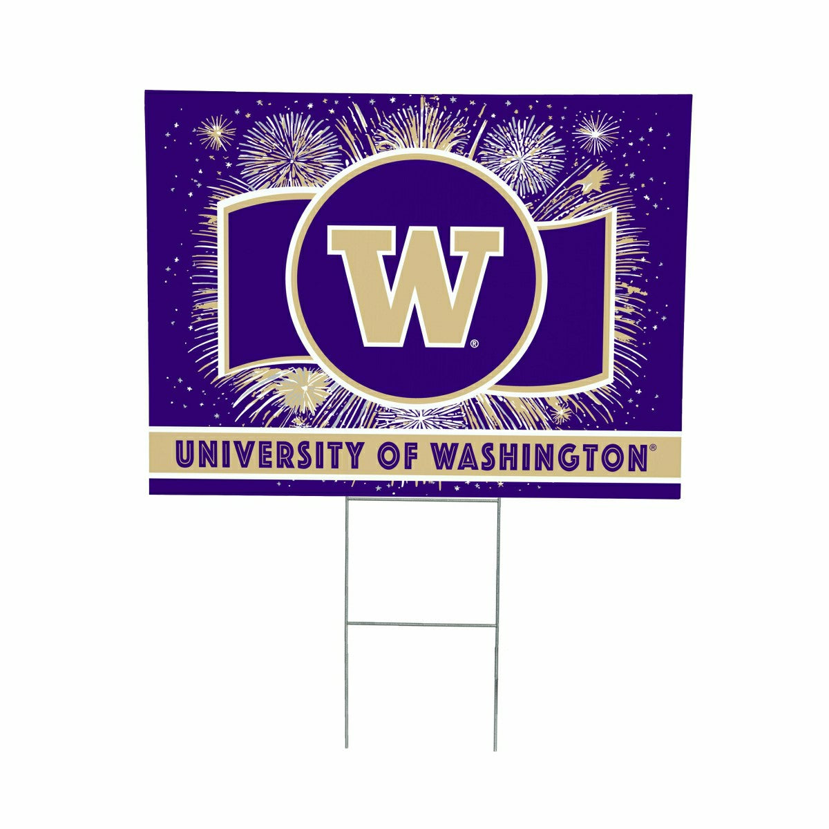 University of Washington Yard Sign, Patriotic