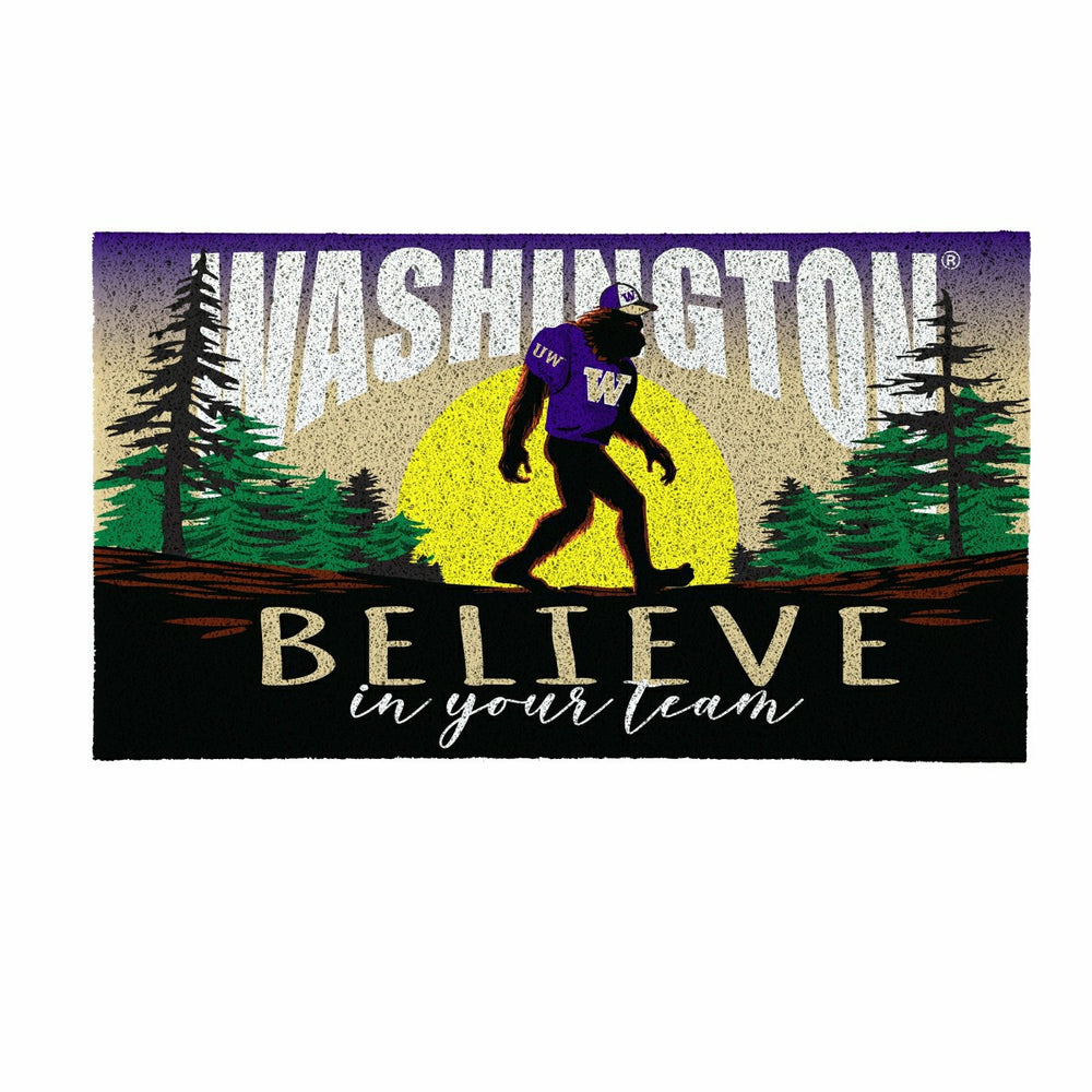 University of Washington Bigfoot PVC Mat, 28"x16"