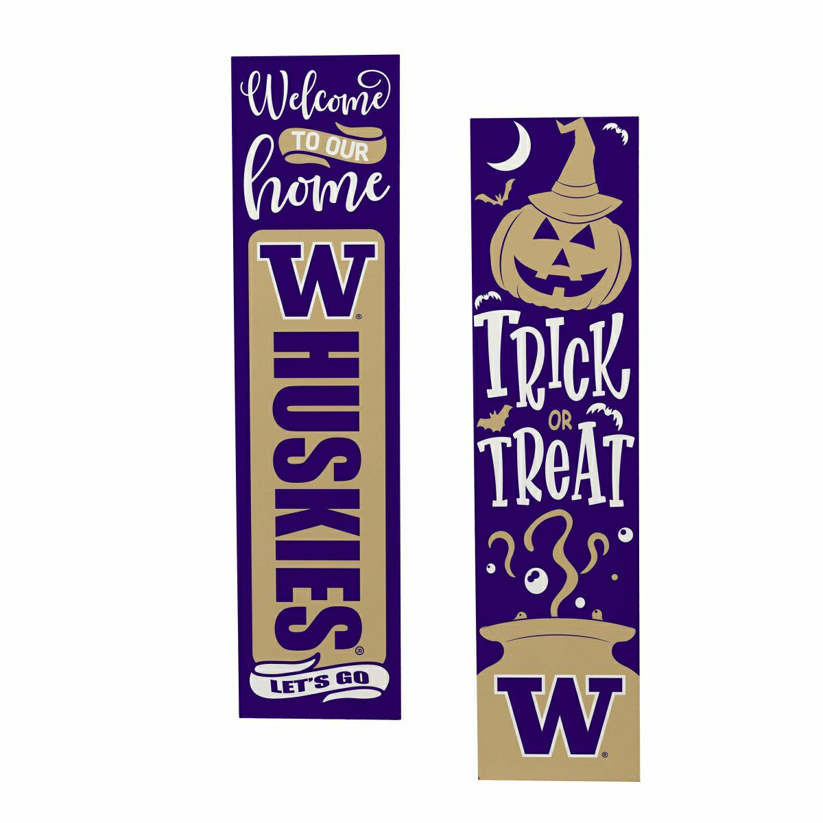 Universitiy of Washington 47" Double Sided Leaner, Halloween