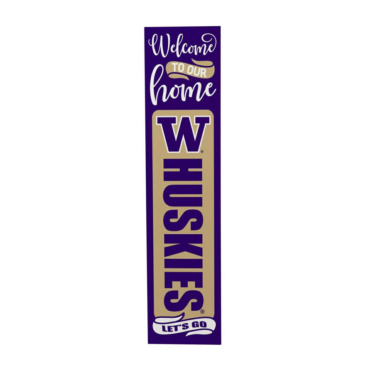Universitiy of Washington 47" Double Sided Leaner, Halloween
