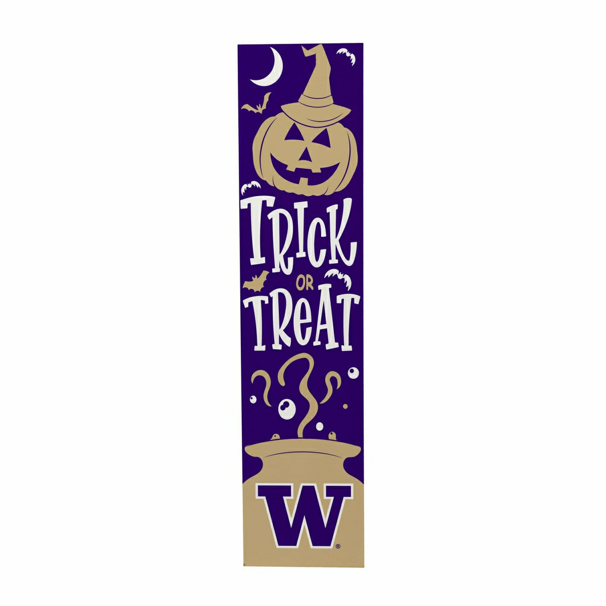 Universitiy of Washington 47" Double Sided Leaner, Halloween
