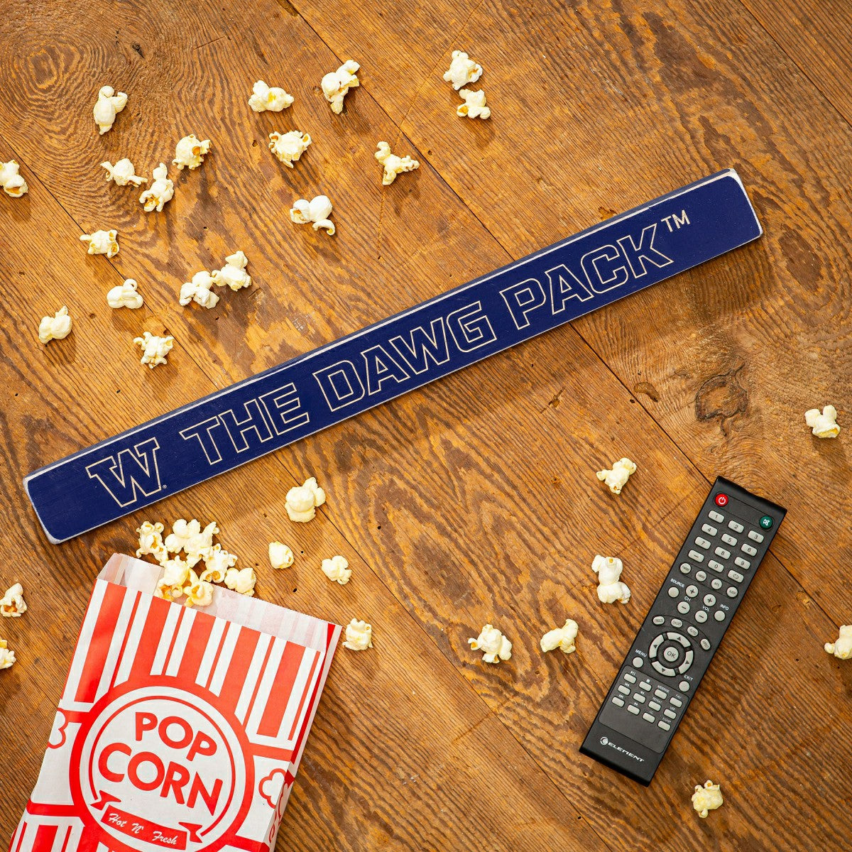 University of Washington Engraved Wood Sign, 1.5" x 18"