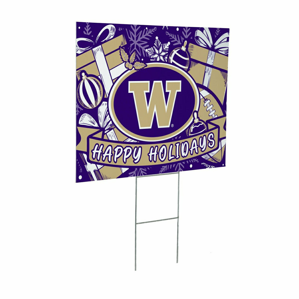 University of Washington Yard Sign, Holiday