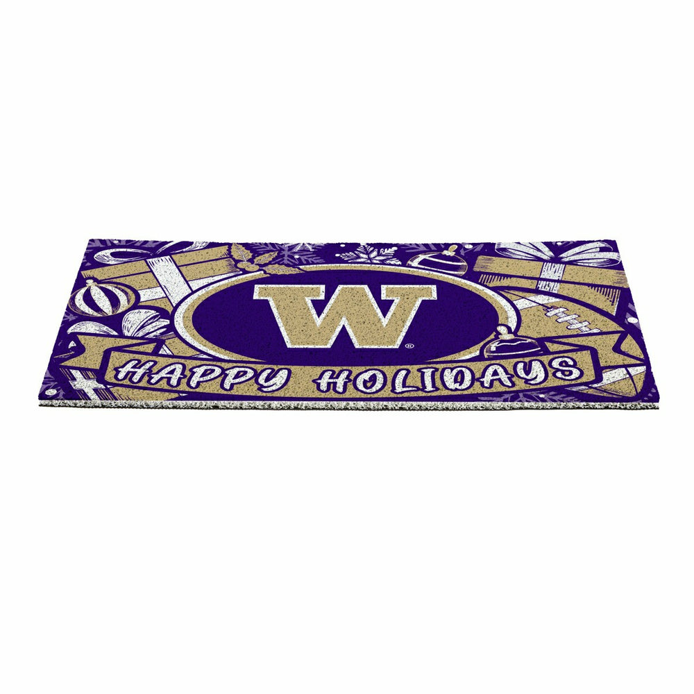 University of Washington Holiday PVC Mat, 28"x16"