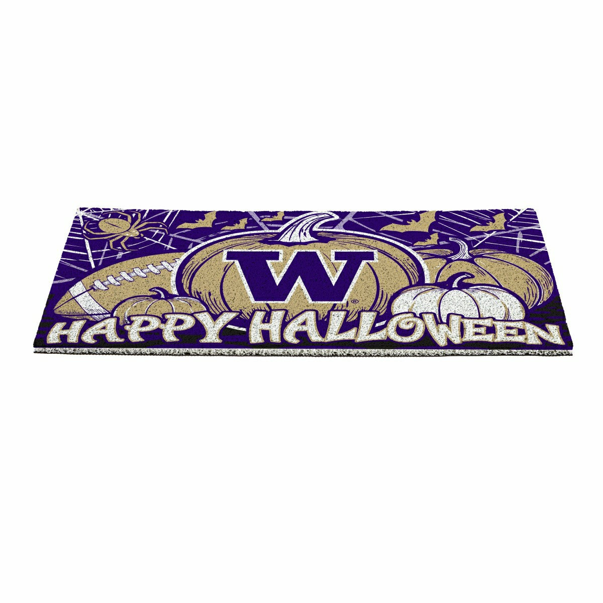 University of Washington Halloween PVC Mat, 28"x16"